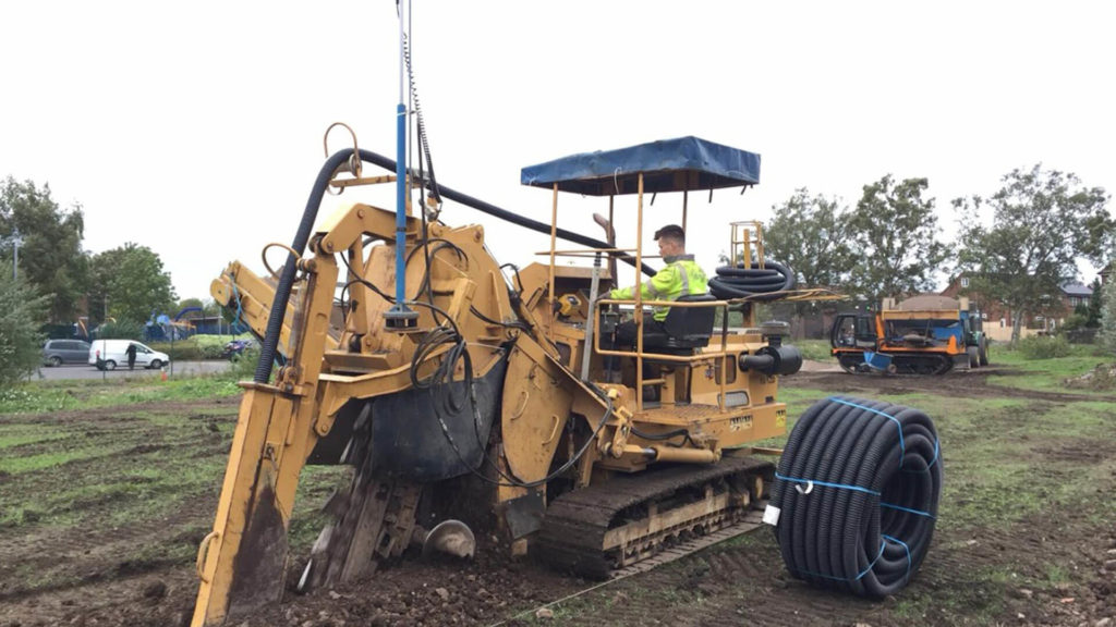 Digging Drainage