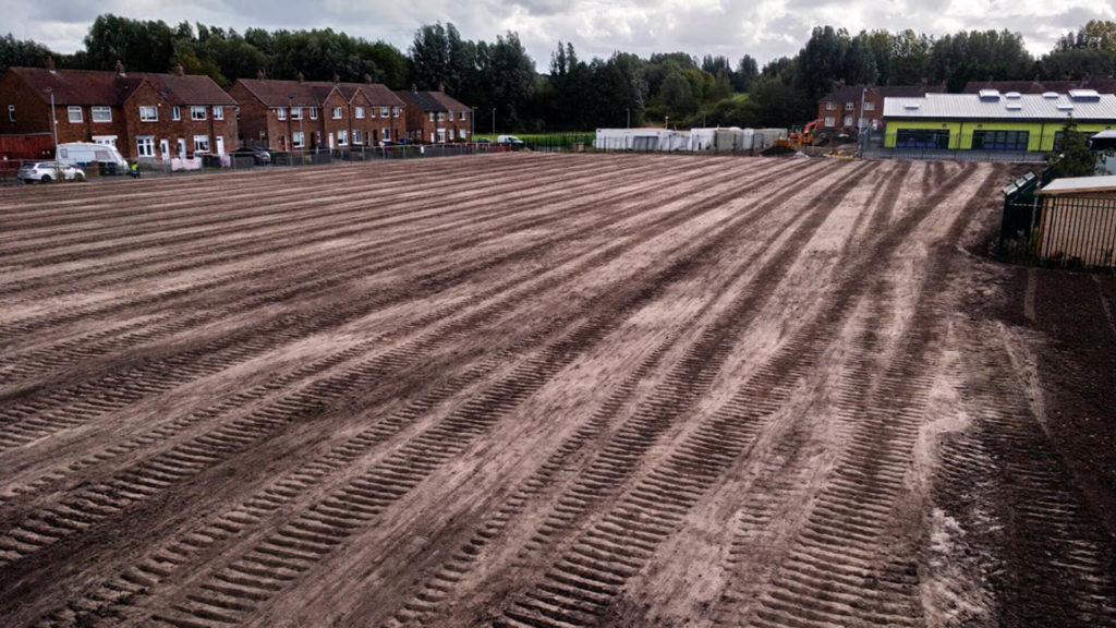 Construction of Sports Turf Pitch